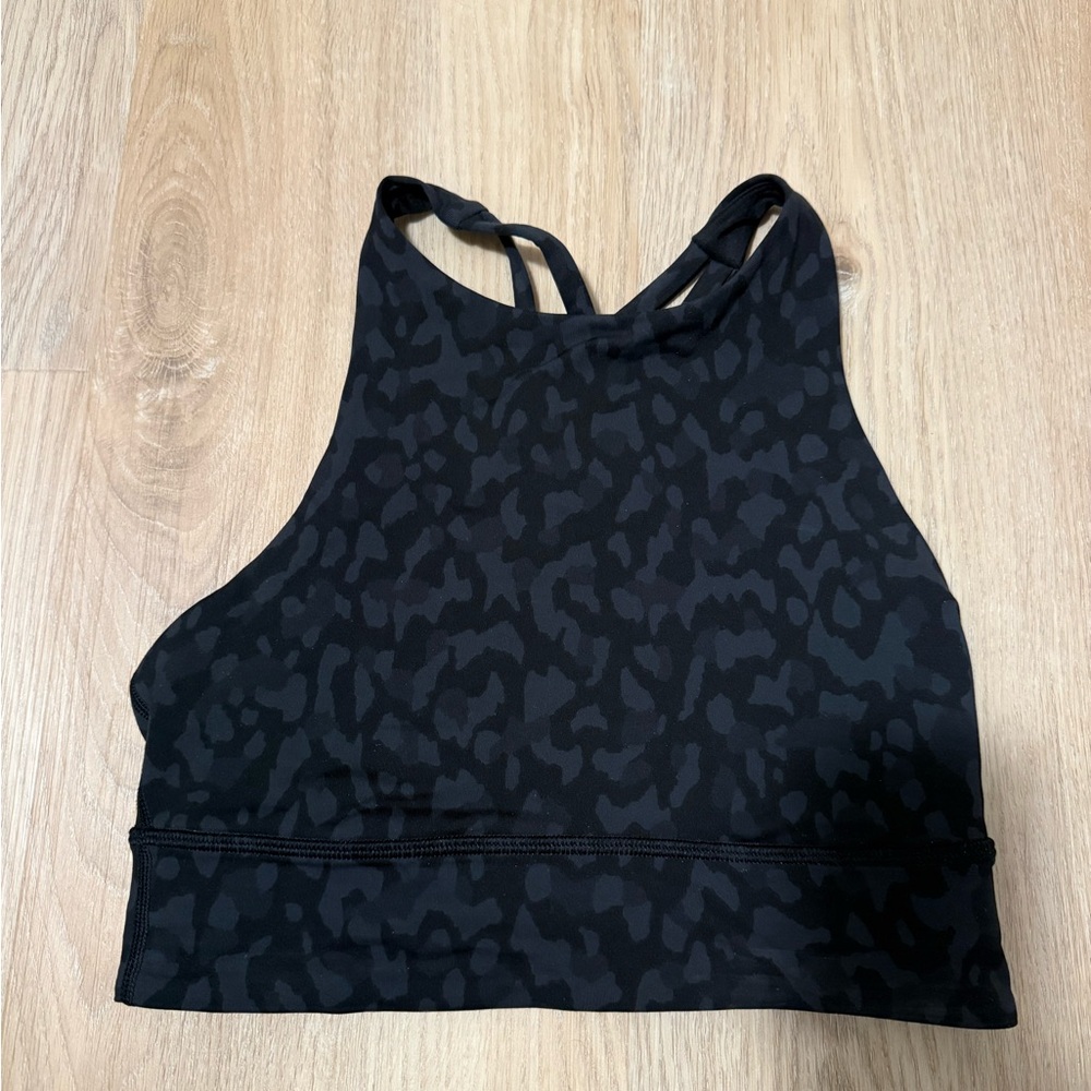 lululemon high neck long line energy bra